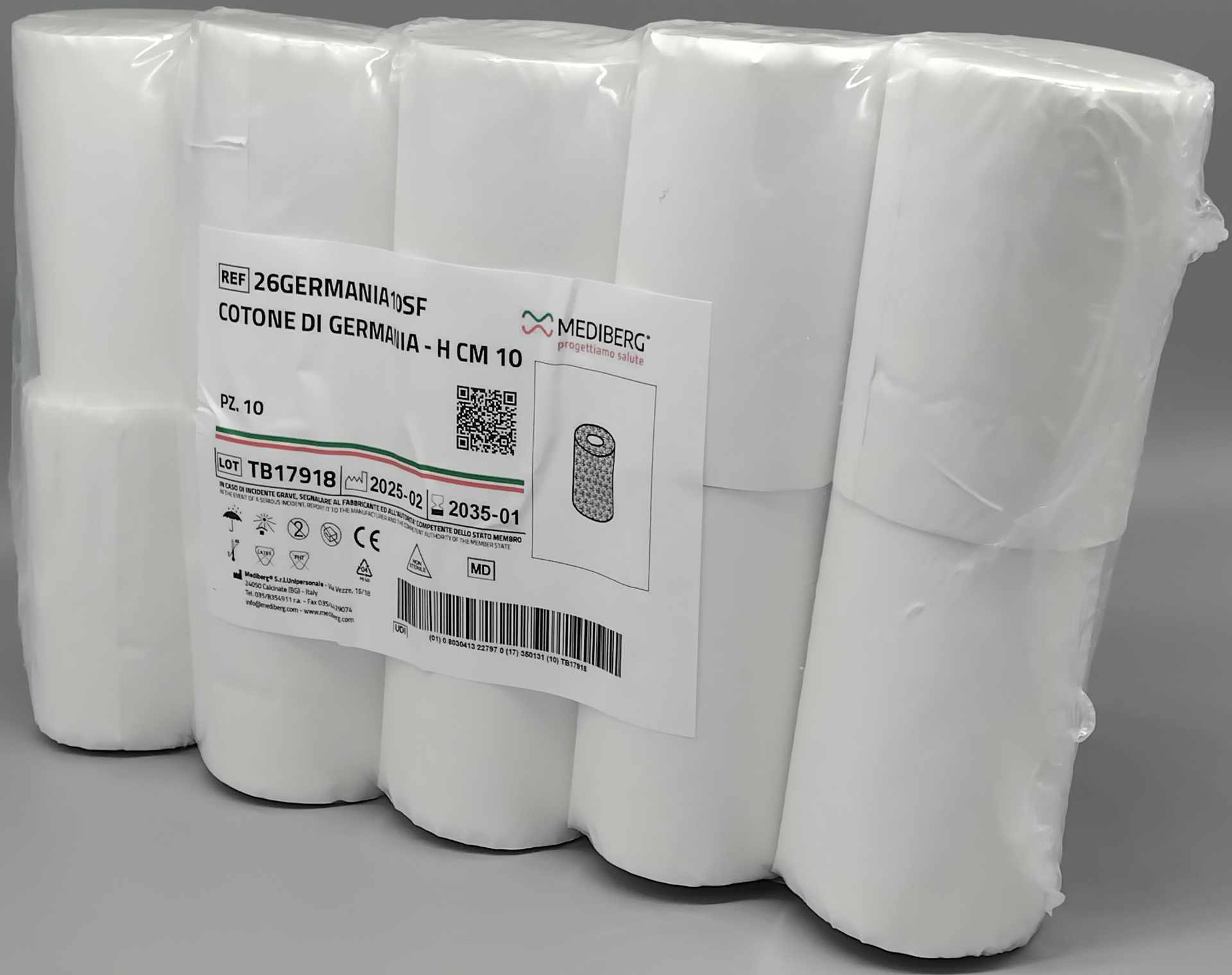 BENDA IN OVATTA SINTETICA PER SOTTOGESSO