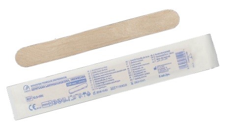 Abbassalingua in legno sterile