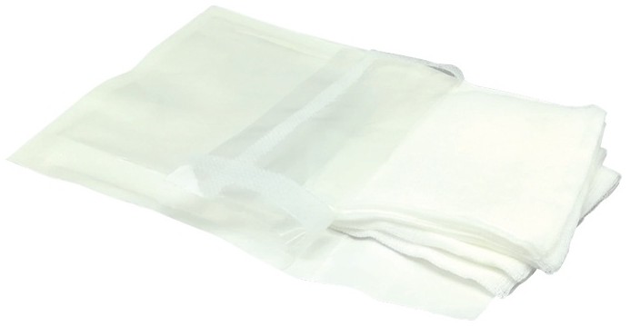 Compresse di garza piegate a 16 strati in buste da 5 pz STERILI