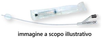 CATETERE IN SILICONE A 2 VIE CH 6